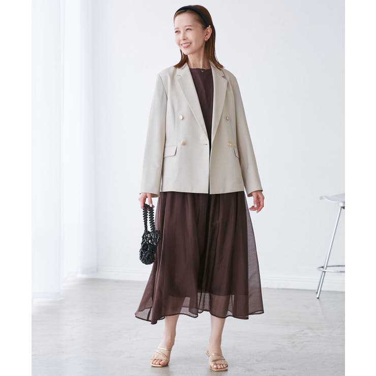 エアリーシアーギャザーロングスカート | ROPE' PICNIC | 詳細画像24 