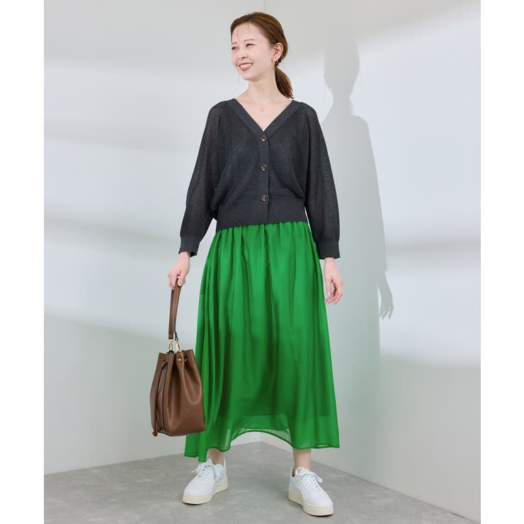 エアリーシアーギャザーロングスカート | ROPE' PICNIC | 詳細画像25 