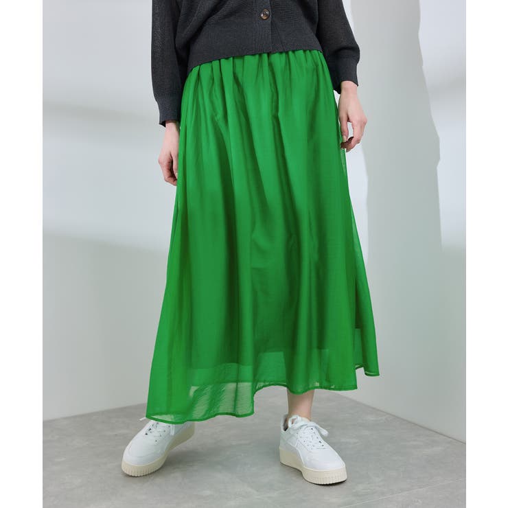 エアリーシアーギャザーロングスカート | ROPE' PICNIC | 詳細画像27 