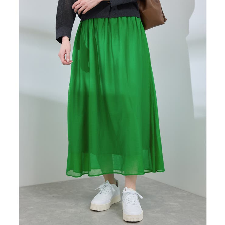 エアリーシアーギャザーロングスカート | ROPE' PICNIC | 詳細画像28 