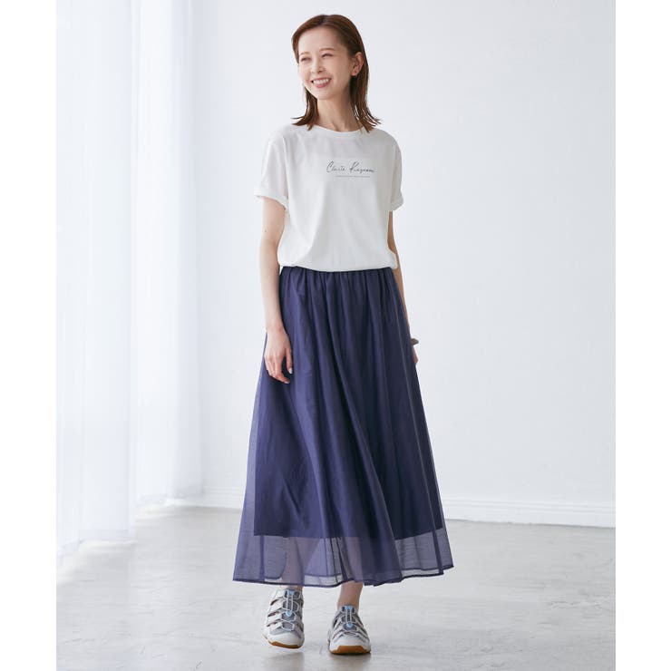 エアリーシアーギャザーロングスカート | ROPE' PICNIC | 詳細画像34 