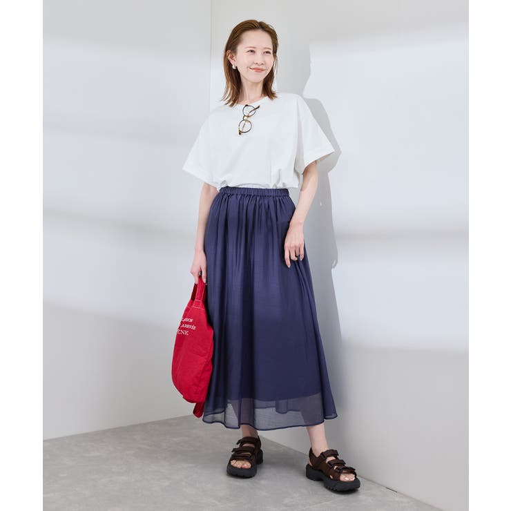エアリーシアーギャザーロングスカート | ROPE' PICNIC | 詳細画像36 