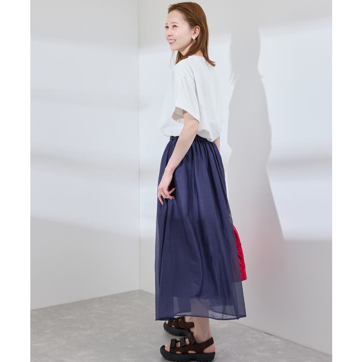 エアリーシアーギャザーロングスカート | ROPE' PICNIC | 詳細画像37 