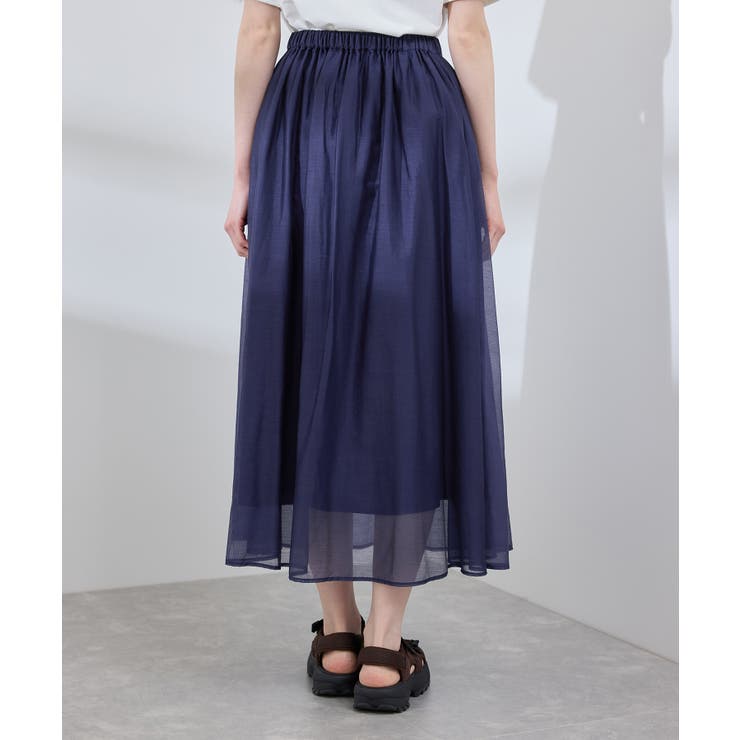エアリーシアーギャザーロングスカート | ROPE' PICNIC | 詳細画像41 