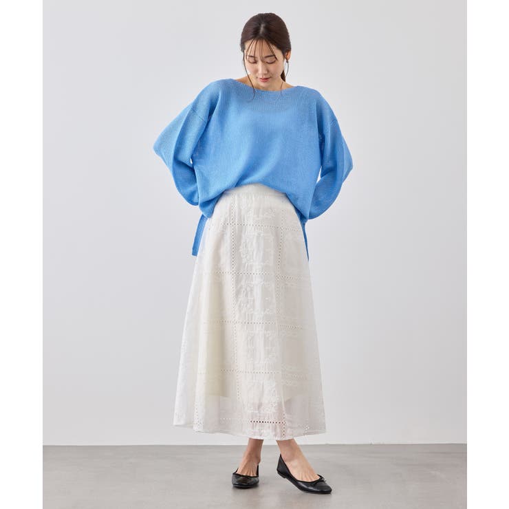 刺繍レースフレアスカート | ROPE' PICNIC | 詳細画像10 