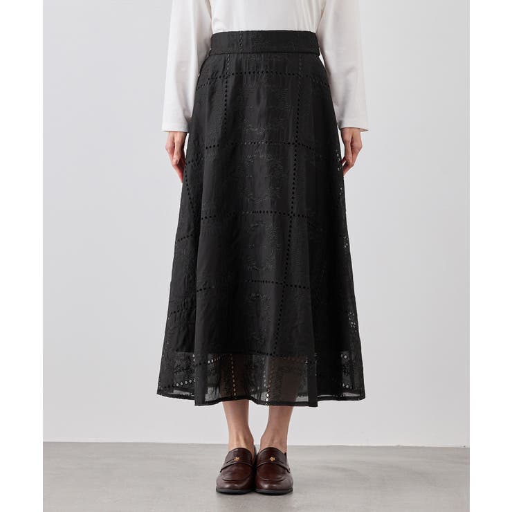 刺繍レースフレアスカート | ROPE' PICNIC | 詳細画像16 