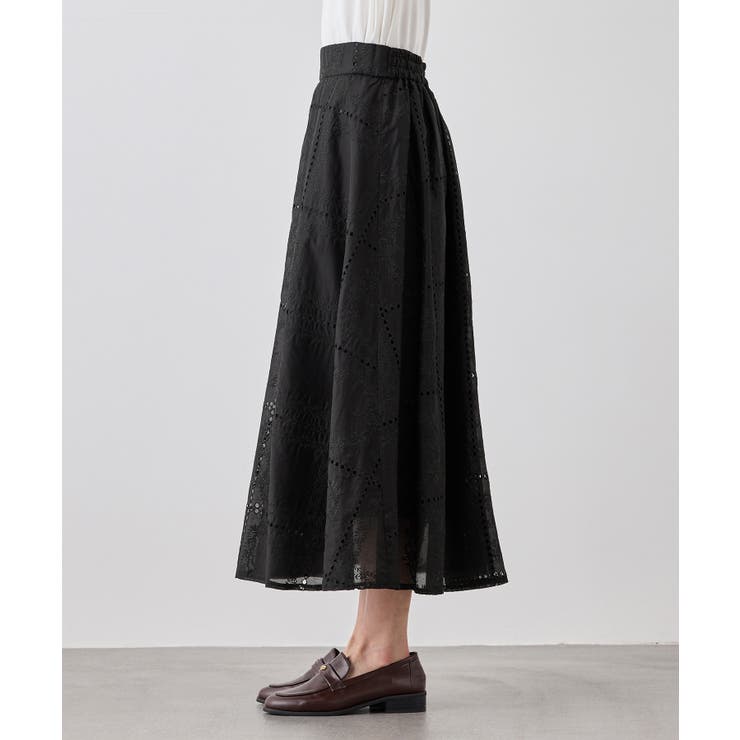 刺繍レースフレアスカート | ROPE' PICNIC | 詳細画像17 