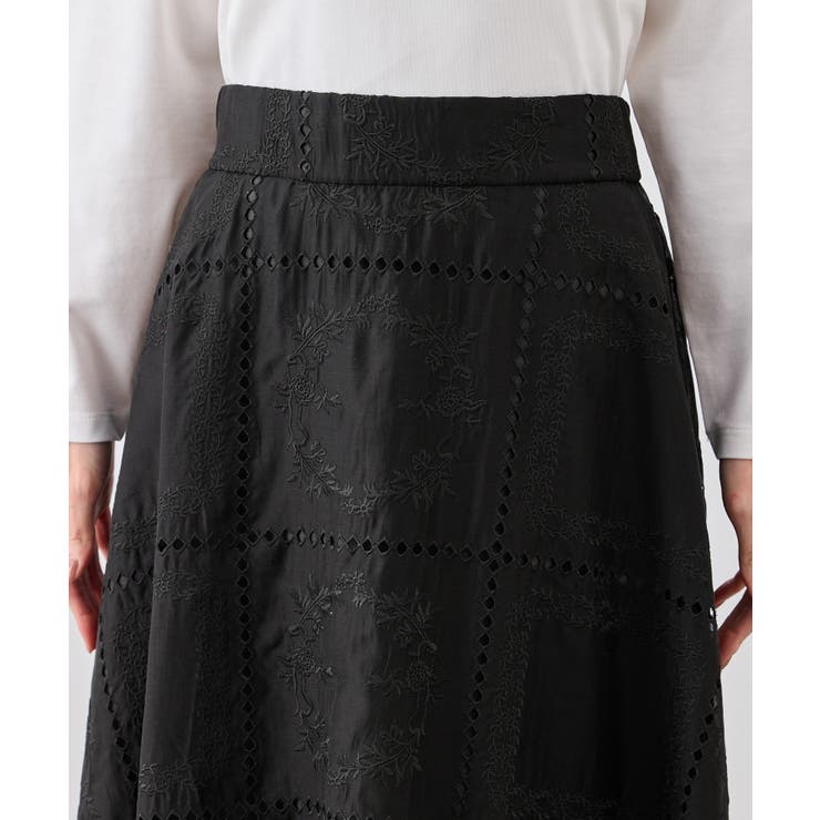 刺繍レースフレアスカート | ROPE' PICNIC | 詳細画像19 