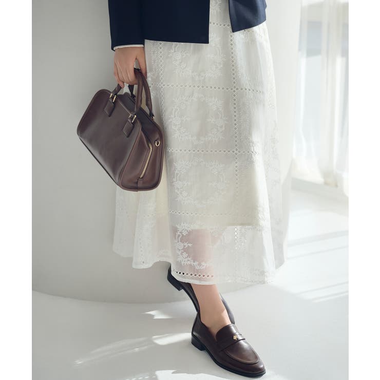 刺繍レースフレアスカート | ROPE' PICNIC | 詳細画像2 