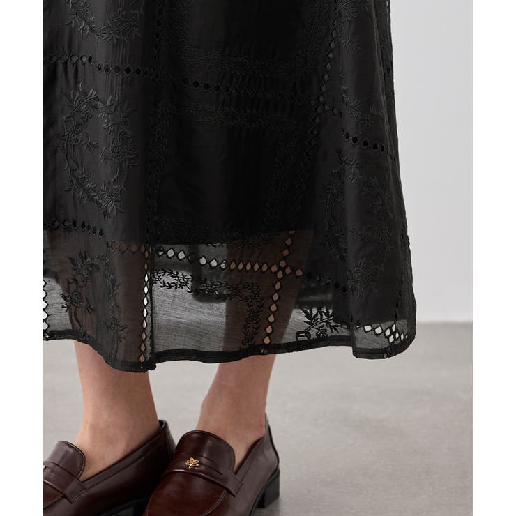 刺繍レースフレアスカート | ROPE' PICNIC | 詳細画像21 