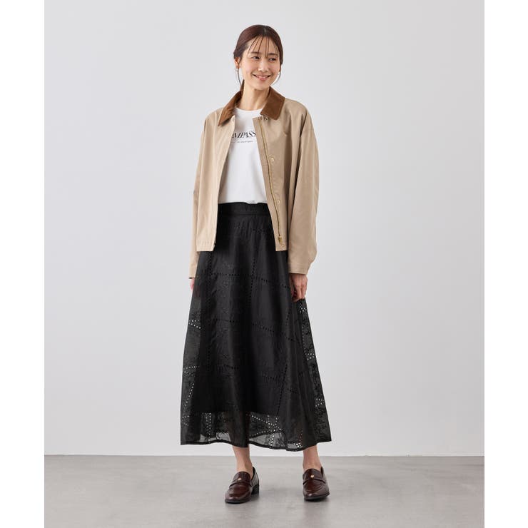 刺繍レースフレアスカート | ROPE' PICNIC | 詳細画像4 