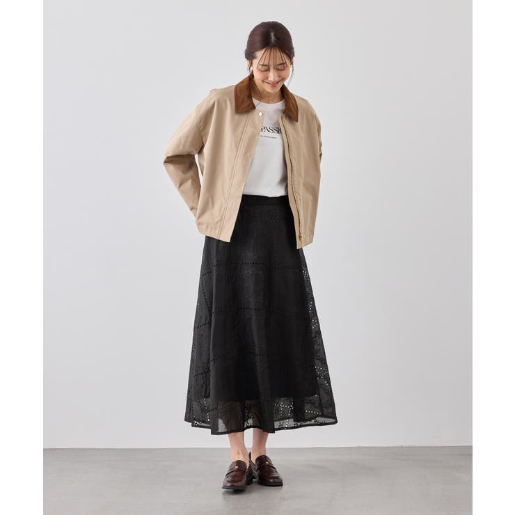 刺繍レースフレアスカート | ROPE' PICNIC | 詳細画像5 