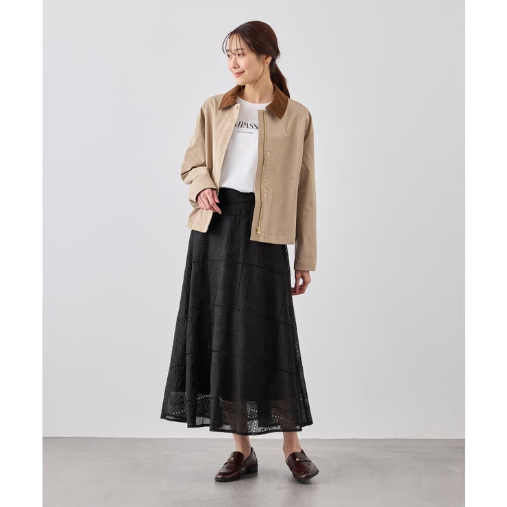 刺繍レースフレアスカート | ROPE' PICNIC | 詳細画像6 