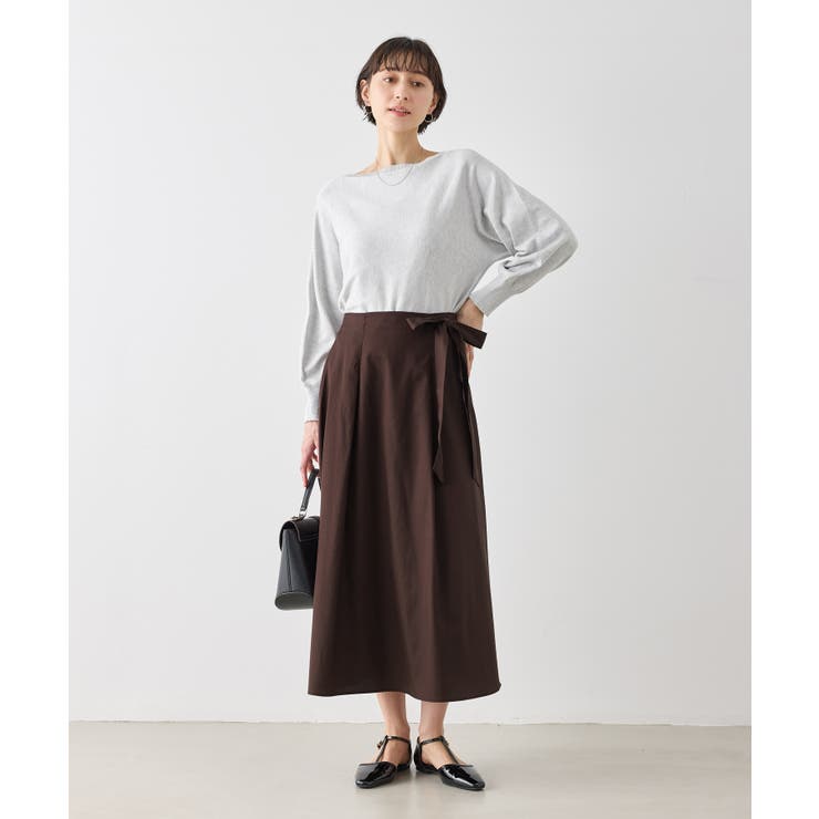 ウエストリボンラップボリュームスカート | ROPE' PICNIC | 詳細画像12 