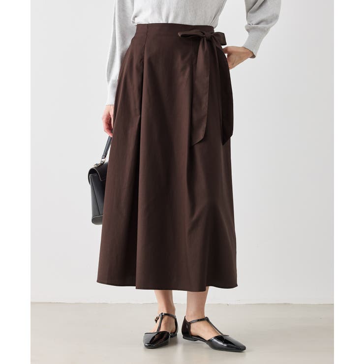 ウエストリボンラップボリュームスカート | ROPE' PICNIC | 詳細画像14 