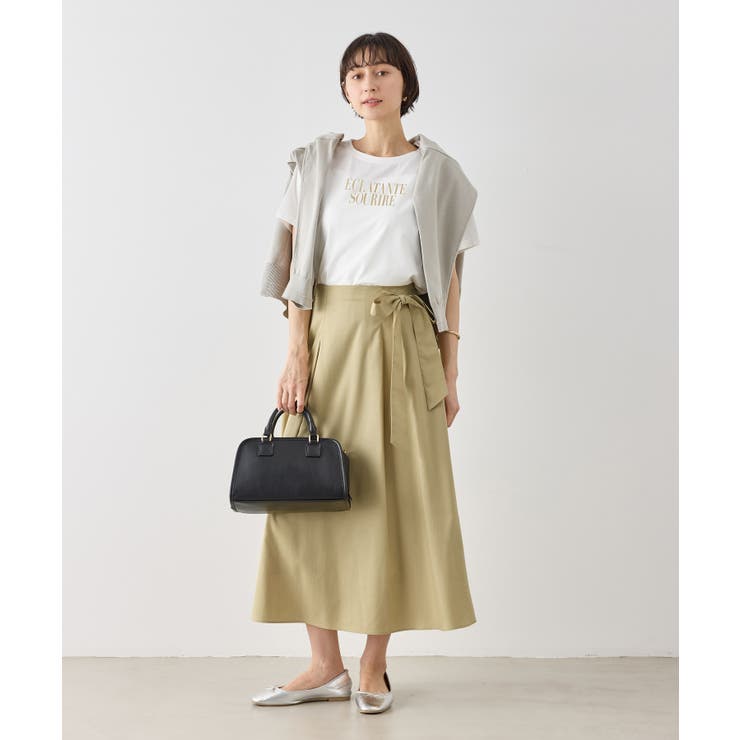 ウエストリボンラップボリュームスカート | ROPE' PICNIC | 詳細画像18 