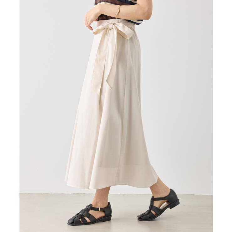 ウエストリボンラップボリュームスカート | ROPE' PICNIC | 詳細画像6 