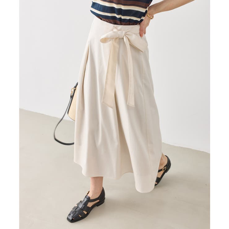 ウエストリボンラップボリュームスカート | ROPE' PICNIC | 詳細画像8 