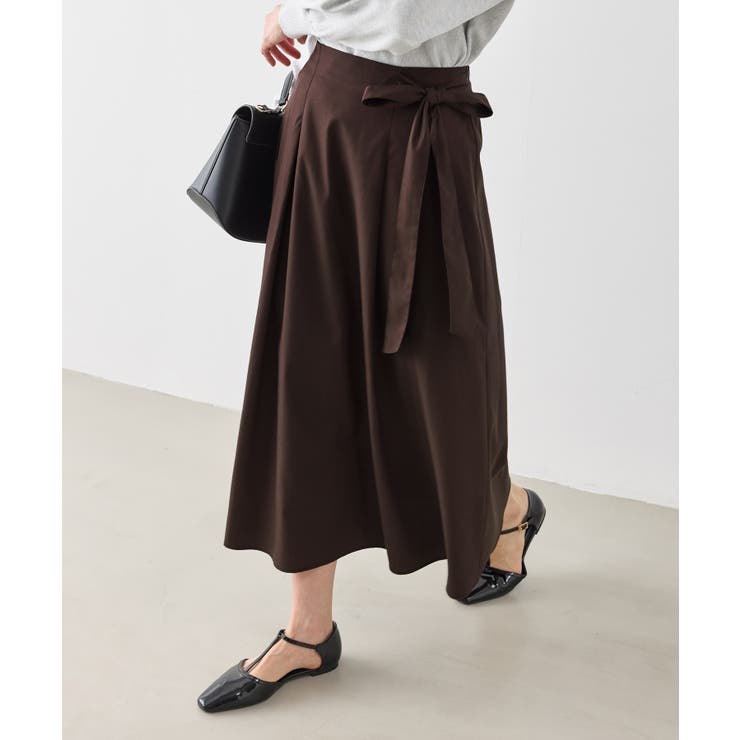 ワイン系(69) | ウエストリボンラップボリュームスカート | ROPE' PICNIC