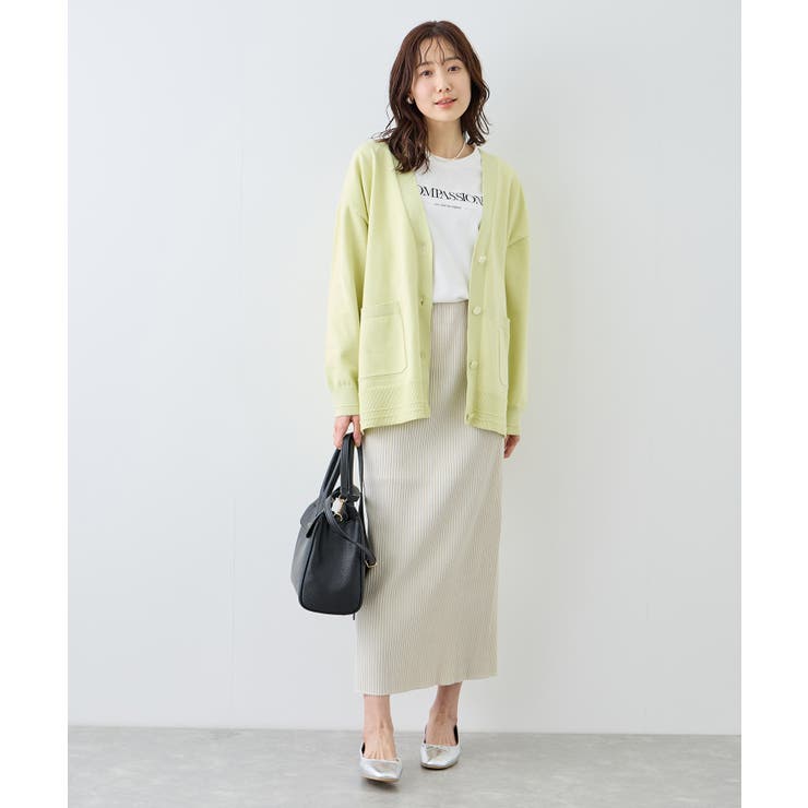 トタンテレコ Iラインリブニットスカート | ROPE' PICNIC | 詳細画像13 