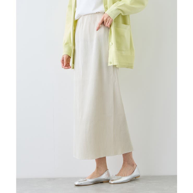 トタンテレコ Iラインリブニットスカート | ROPE' PICNIC | 詳細画像16 