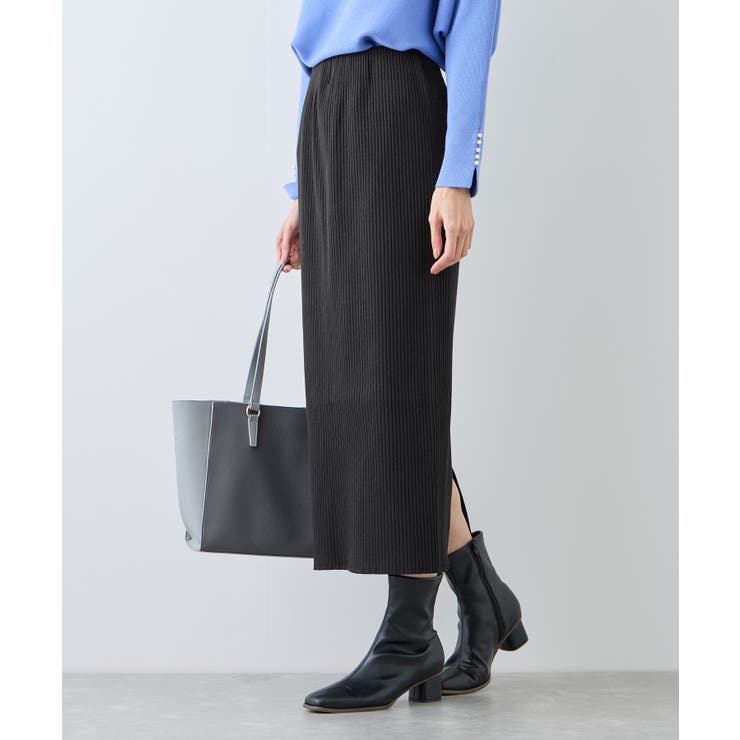 トタンテレコ Iラインリブニットスカート | ROPE' PICNIC | 詳細画像9 