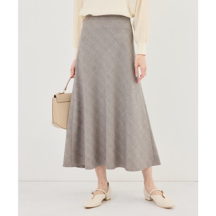 メランジドビーチェックスカート/セットアップ対応・防シワ・接触冷感 | ROPE' PICNIC | 詳細画像12 