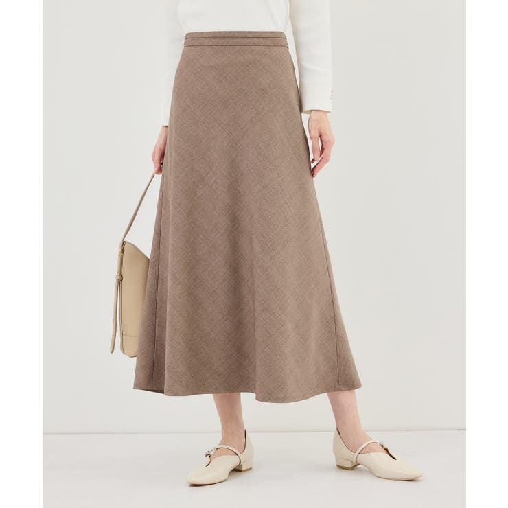 メランジドビーチェックスカート/セットアップ対応・防シワ・接触冷感 | ROPE' PICNIC | 詳細画像6 