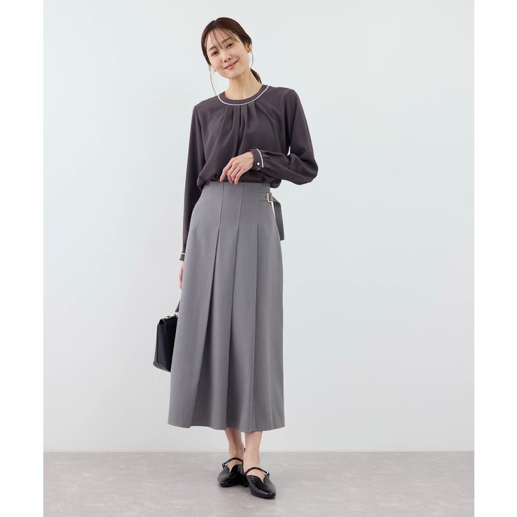 クリアツイルタックキルトスカート/入卒式・セレモニー・セットアップ対応 | ROPE' PICNIC | 詳細画像3 