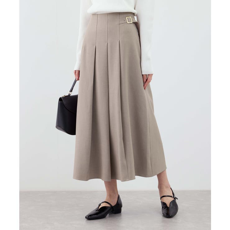 ベージュ系(29) | クリアツイルタックキルトスカート/入卒式・セレモニー・セットアップ対応 | ROPE' PICNIC