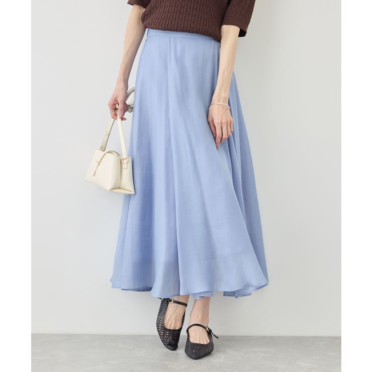 サックス(48) | ボリュームサーキュラースカート | ROPE' PICNIC