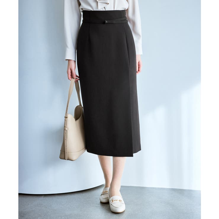 ブラック(01) | 360°ウルトラストレッチ タイトスカート UVカット | ROPE' PICNIC