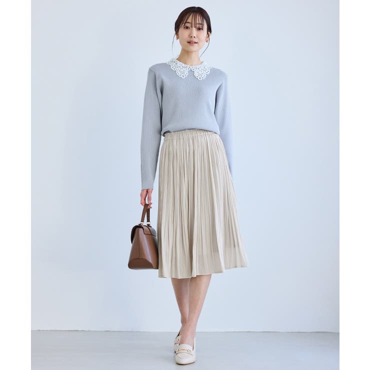 着丈が選べるエアリープリーツスカート | ROPE' PICNIC | 詳細画像4 