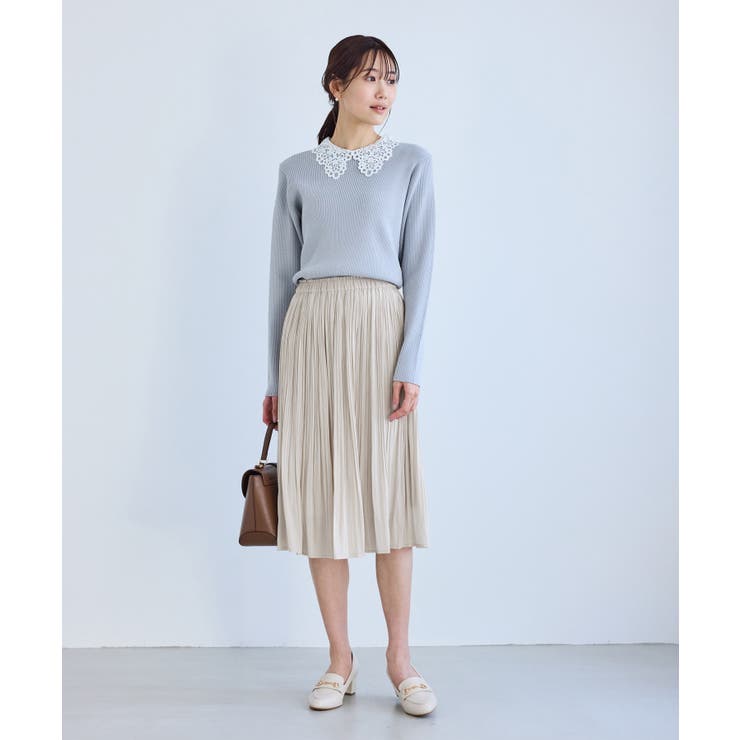 着丈が選べるエアリープリーツスカート | ROPE' PICNIC | 詳細画像5 