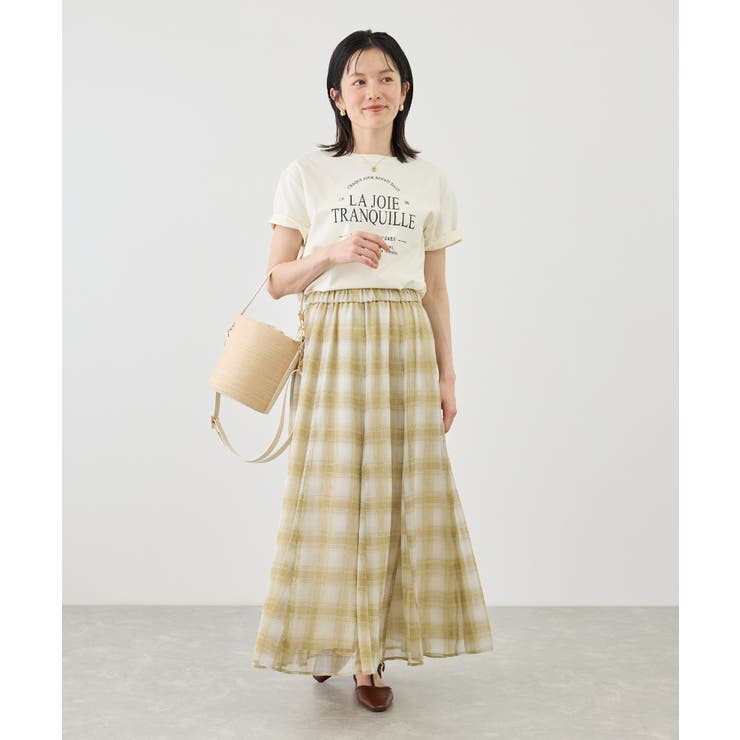 シアーチェックスカート/着丈が選べる・リンクコーデ | ROPE' PICNIC | 詳細画像22 