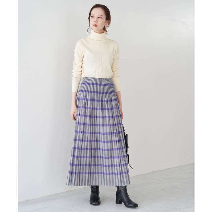 emur】リバーシブルスカート[品番：RPCW0012217]｜ROPE' PICNIC（ロペピクニック）｜レディース｜Shoplist ROPE リバーシブルスカート ベージュ パープル