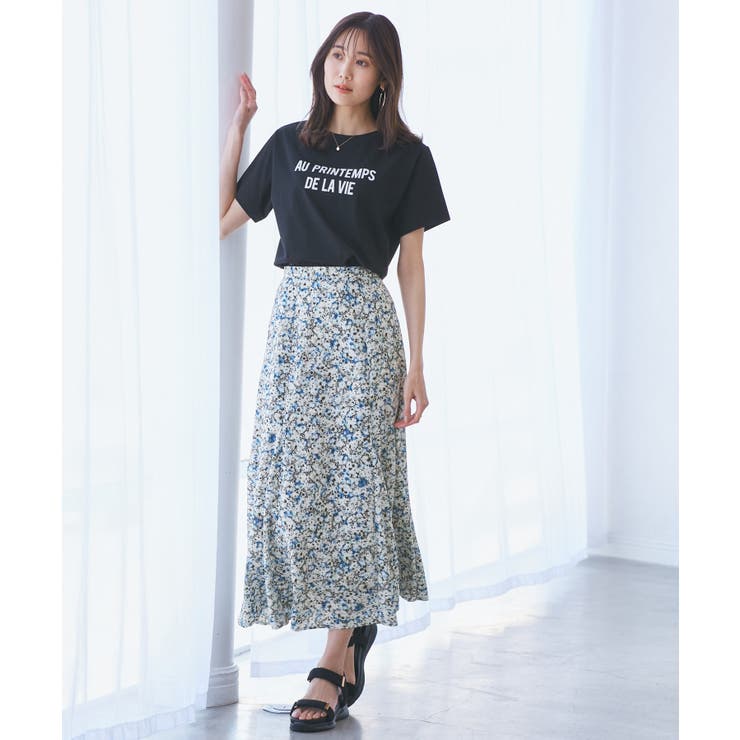 【emur/エミュール】マーガレット柄ナロースカート | ROPE' PICNIC | 詳細画像11 