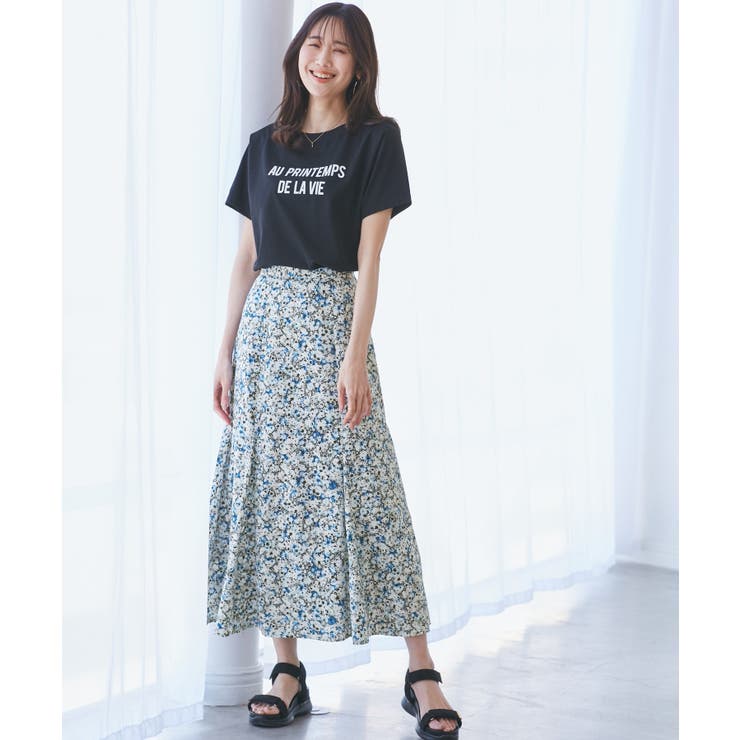 【emur/エミュール】マーガレット柄ナロースカート | ROPE' PICNIC | 詳細画像12 