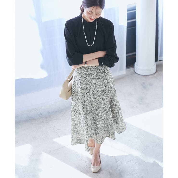 【emur/エミュール】マーガレット柄ナロースカート | ROPE' PICNIC | 詳細画像2 