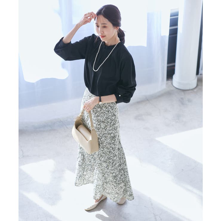 【emur/エミュール】マーガレット柄ナロースカート | ROPE' PICNIC | 詳細画像3 