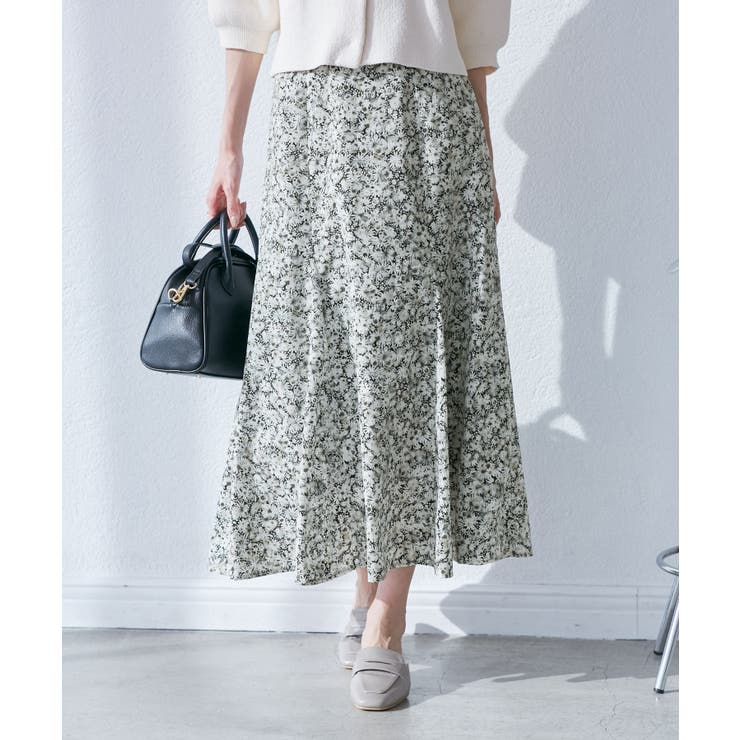 【emur/エミュール】マーガレット柄ナロースカート | ROPE' PICNIC | 詳細画像9 