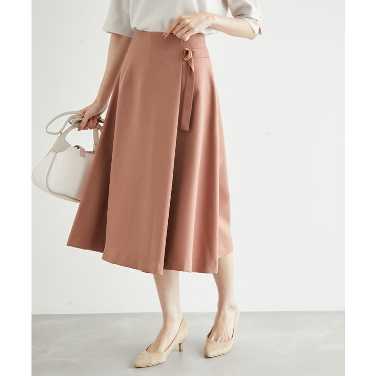 ピンク(63) | Powder Twill Stretch スカート | ROPE' PICNIC