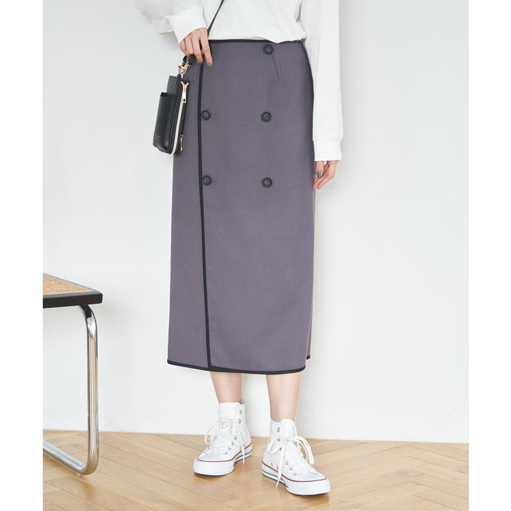 チェック＆無地リバーシブルスカート | ROPE' PICNIC | 詳細画像12 