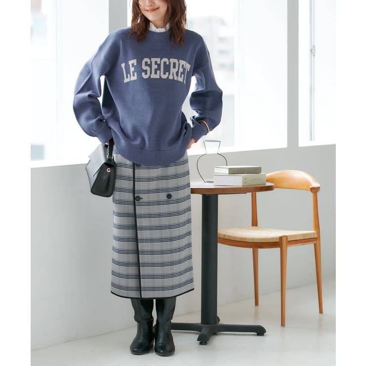 チェック＆無地リバーシブルスカート | ROPE' PICNIC | 詳細画像15 