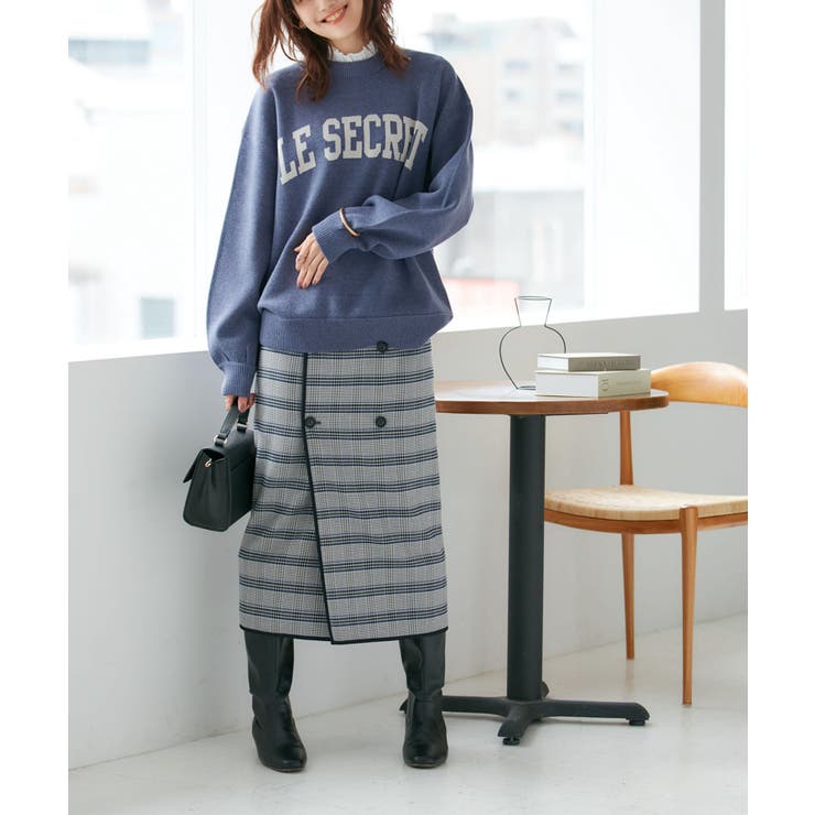 チェック＆無地リバーシブルスカート | ROPE' PICNIC | 詳細画像16 