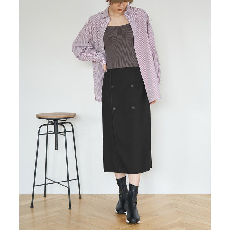 チェック＆無地リバーシブルスカート | ROPE' PICNIC | 詳細画像2 