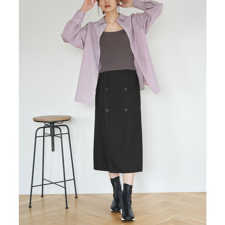 チェック＆無地リバーシブルスカート | ROPE' PICNIC | 詳細画像3 