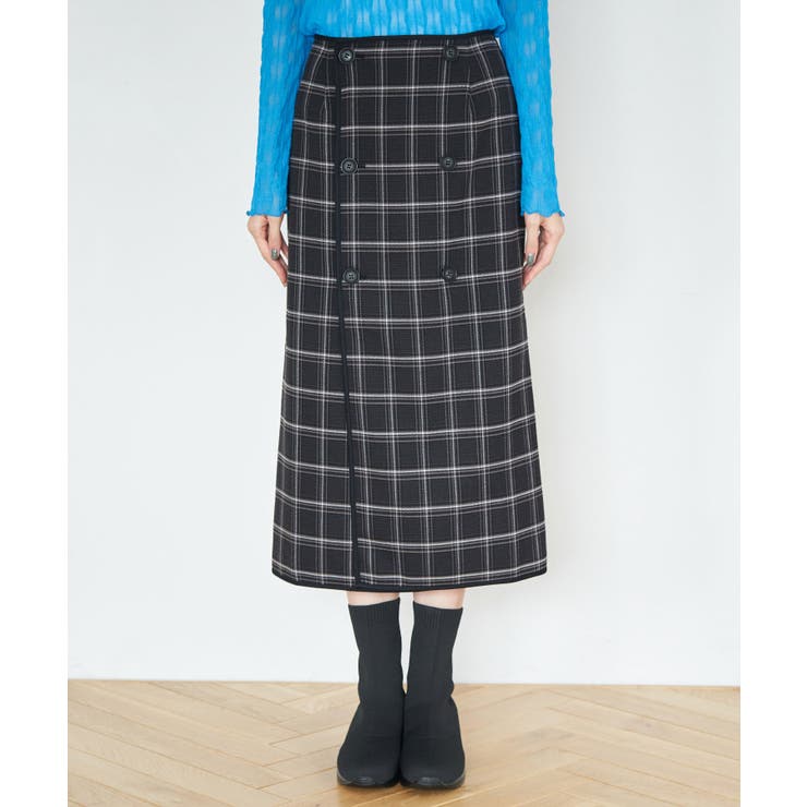 チェック＆無地リバーシブルスカート | ROPE' PICNIC | 詳細画像32 