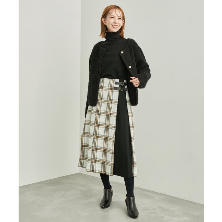 チェックコンビキルトスカート | ROPE' PICNIC | 詳細画像10 