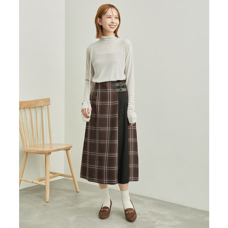 チェックコンビキルトスカート | ROPE' PICNIC | 詳細画像13 